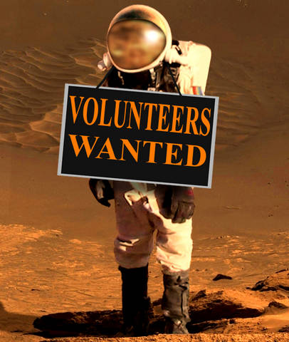 mars trip volunteers